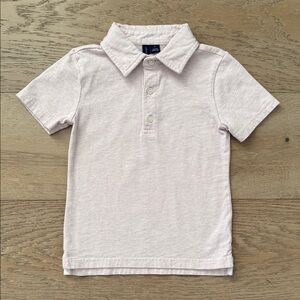 Janie and Jack Slub Pink Polo Shirt size 3T